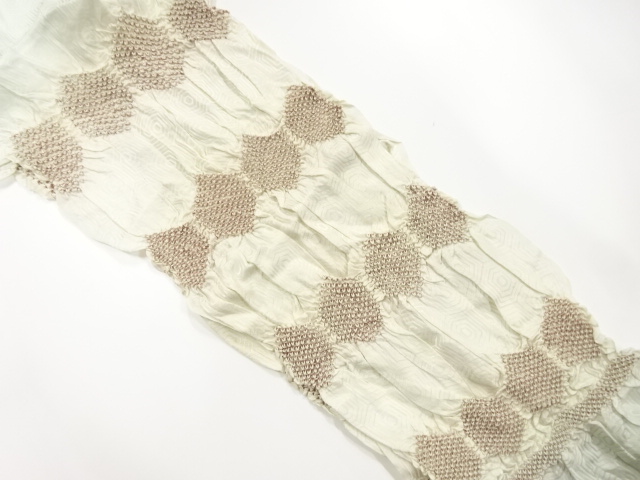 正絹　絞り　帯揚げ